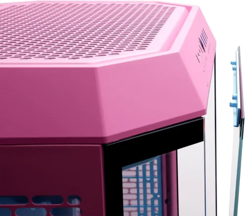 Miniatura 6 de Thermaltake Torre 600 Rosa Burbuja, torre media; 2x140mm ventiladores CT incluidos; soporte para radiador de 420mm; espacio para GPU de 400mm
