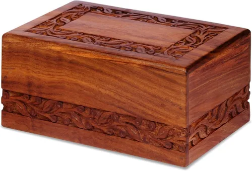 Miniatura 9 de Caja de Urna de Madera para Cenizas Humanas, Urnas Funerarias de Cremación, Urna Decorativa, Caja Conmemorativa para Mascotas, Urna para Gatos Bebés
