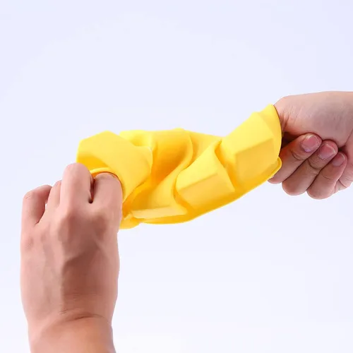 Miniatura 3 de Hedume Juego de 4 bandejas de silicona para moldes de mantequilla, bandejas de silicona para cubitos de hielo, bandeja de molde para cubitos