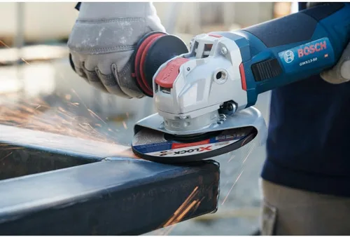 Miniatura 8 de Bosch Amoladora angular ergonómica X-LOCK de 4-1/2 pulgadas GWX10-45E