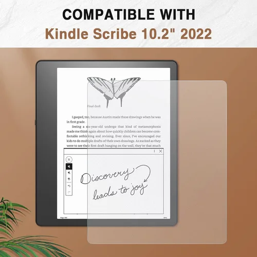 Miniatura 2 de MoKo Paquete de 2 protectores de pantalla mate para Kindle Scribe de 10.2 pulgadas, versión 2024/2022, con sensación de papel, película de PET