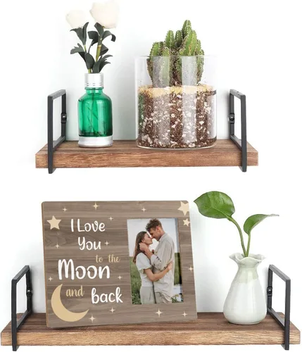 Miniatura 4 de FONDCANYON Marco de fotos I Love You To The Moon And Back, marcos de fotos de amor para parejas, regalos de boda de San Valentín para novia, novio