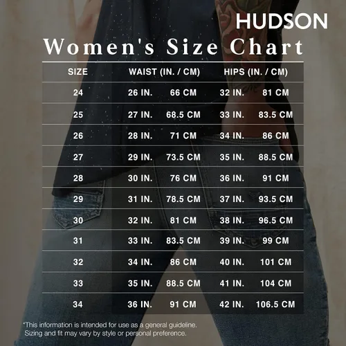 Miniatura 4 de HUDSON Holly Jeans de pierna recta de talle alto para mujer
