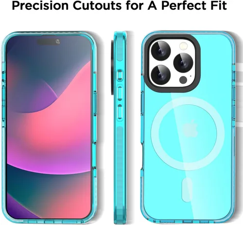 Miniatura 127 de AICase Funda protectora para iPhone 16 compatible con iPhone 16, delgada, ligera, transparente [no amarillenta] Diseño vibrante