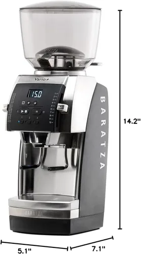 Miniatura 5 de Baratza Vario+ - Molinillo de fresas de cerámica plano (negro)