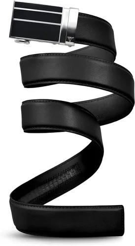 Miniatura 10 de Mission Belt Cinturón de trinquete de cuero para hombre, colección 3Bar