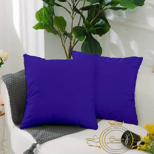 Miniatura 61 de Crown Collection Juego de 2 fundas de almohada estándar de 20 x 26 pulgadas, hipoalergénicas de 600 hilos, 100% algodón egipcio, fundas de almohada