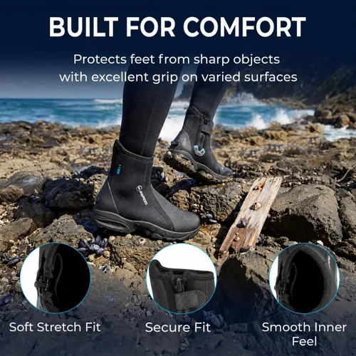 Miniatura 9 de Phantom Aquatics Rapido - Botas de buceo con suela dura de 0.256 in