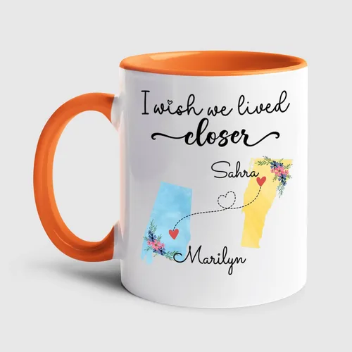 Miniatura 13 de Taza de café con texto en inglés "Besties There Are Friends That Become Family", tazas personalizadas para mejores amigas para mujeres, elige