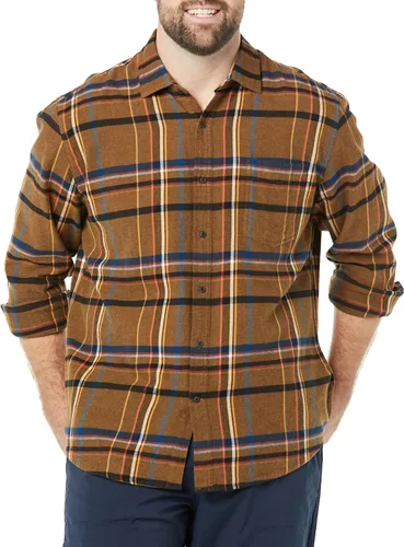 Miniatura 4 de Tienda Essentials Camisa de franela de manga larga para hombre (disponible en tallas grandes y altas)