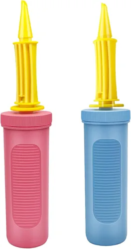 Miniatura 7 de Bomba de mano para globos, bomba de aire de doble acción bidireccional para globos, portátil para decoraciones de fiesta de cumpleaños