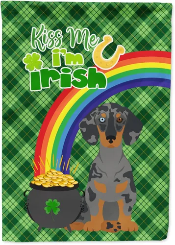 Miniatura 46 de Caroline's Treasures WDK4731GF - Bandera decorativa para jardín del día de San Patricio, color negro y tostado, Airedale Terrier, para jardín