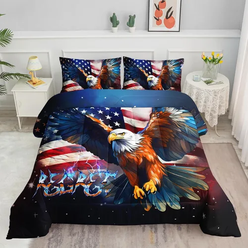 Miniatura 19 de Axolotl Juego de edredón de tigre individual para niños, juego de ropa de cama de animales salvajes para hombres, juego de edredón de mandala