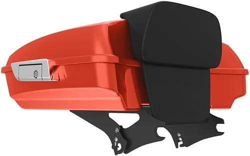 Miniatura 205 de King Tour Pack para Harley Alpine Green, cierre de paquete turístico, portaequipajes superior, soporte de montaje negro, placa de metal para Harley