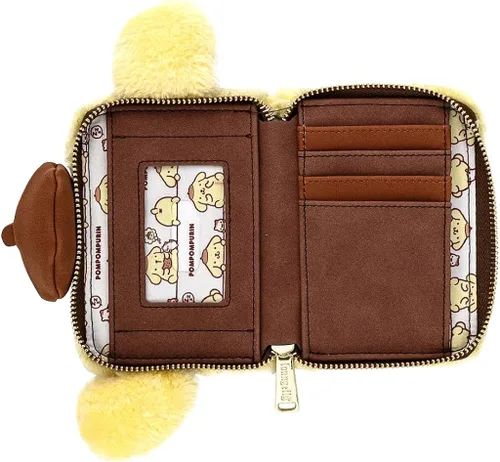 Miniatura 4 de Loungefly Sanrio Pompompurin - Cartera triple de felpa para cosplay Multi