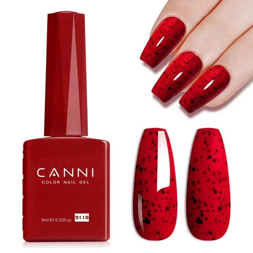 Miniatura 106 de CANNI - Esmalte de uñas en gel azul real, 1 unidad de 0.5 onzas, color azul marino, gel de cobalto oscuro profundo, para quitar el esmalte de uñas