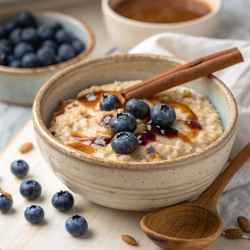 Miniatura 3 de Mylk Labs - Tazas de avena con proteína de arce y arándano, grano entero, bajo en azúcar, desayuno alto en fibra con superalimentos, rápido y fácil