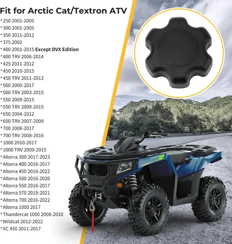 Miniatura 2 de M MATI Tapón de gasolina para Arctic Cat ATV 250 300 350 375 400 425 450 500 550 650 700 1000 Alterra Thundercat Wildcat Textron 0470-438 2670-580
