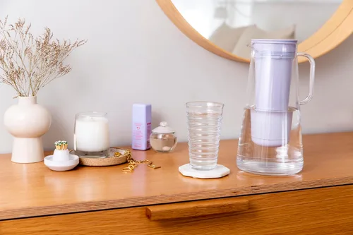 Miniatura 8 de LifeStraw Home – Jarra de filtro de agua, 7 tazas, Wisteria, sin BPA Diseñada para protección diaria contra bacterias, parásitos, microplásticos