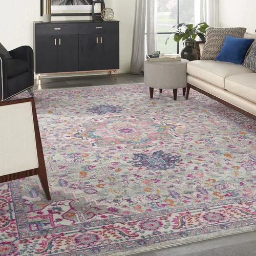 Miniatura 16 de Nourison Passion Bohemian - Alfombra color verde azulado multicolor, de 3 pies con 9 pulgadas x 5 pies con 9 pulgadas, fácil limpieza, no pierde