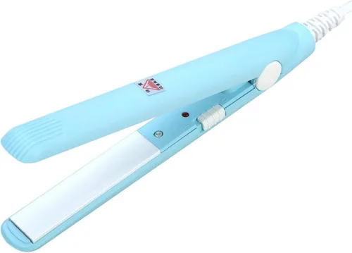 Miniatura 10 de Plancha para el cabello, plancha plana 2 en 1, mini flequillo, plancha de pelo de belleza, rizador de calefacción, alisador de placa de turmalina