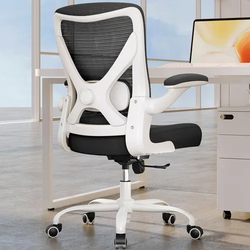 Silla de oficina ergonómica, sillas de escritorio para computadora cómodas, silla de juegos de respaldo alto de malla con soporte lumbar ajustable,