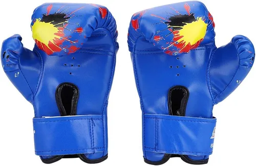 Miniatura 8 de Guantes de boxeo para niños de 0 a 6 meses y 1 2 años, color azul