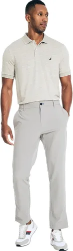 Miniatura 54 de Nautica playera polo clásica de mangas cortas, color sólido, para hombre