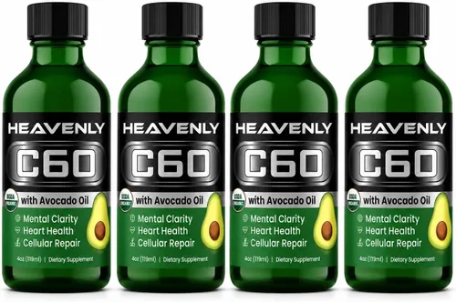 Miniatura 9 de HNP Labs C60 en aceite de aguacate orgánico – Carbono 60 antioxidante apoyo para energía, claridad mental y bienestar diario – 99.99% de fullerenos