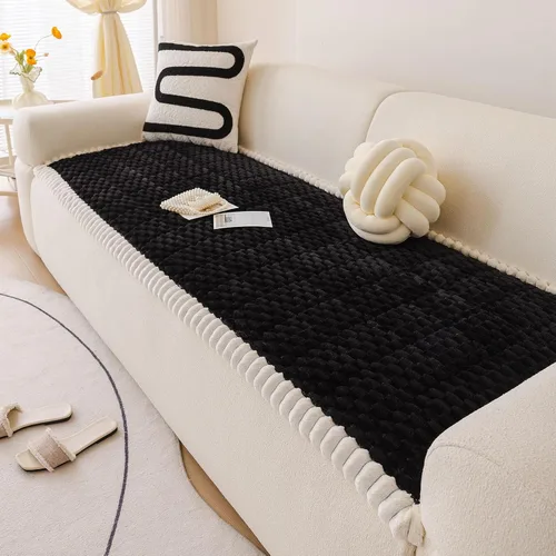 DREAMINGO Fundas de sofá para mascotas, fundas antideslizantes y mullidas para sofá de perro, lavables geométricas jacquard, protector de cojín 1#