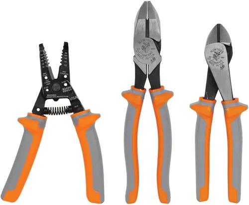 Miniatura 16 de Klein Tools 2288RINS Alicates Cortadores Diagonales Aislados de 1000V, Fabricados en EE.UU., Diseño de Alta Palanca, Cuchillas Endurecidas por