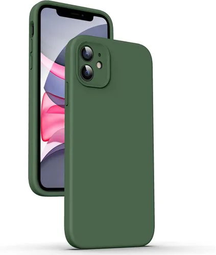 Miniatura 122 de Supdeal Funda de silicona líquida para iPhone 12 Pro Max, [protección de cámara] [antihuellas dactilares] [carga inalámbrica] Funda protectora de 4