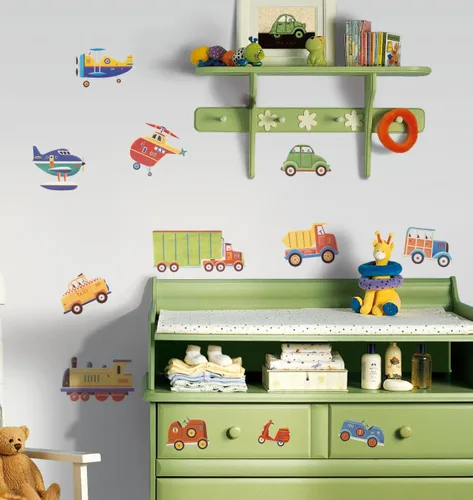 Miniatura 2 de RoomMates Adhesivos de pared para despegar y pegar de transporte