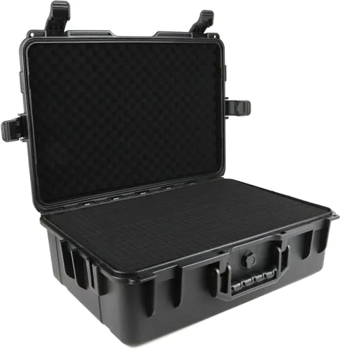 Miniatura 8 de Estuche rígido de transporte con hoja de espuma en forma de cubo pre-perforada en línea para joyería, reloj de pulsera, electrónicos