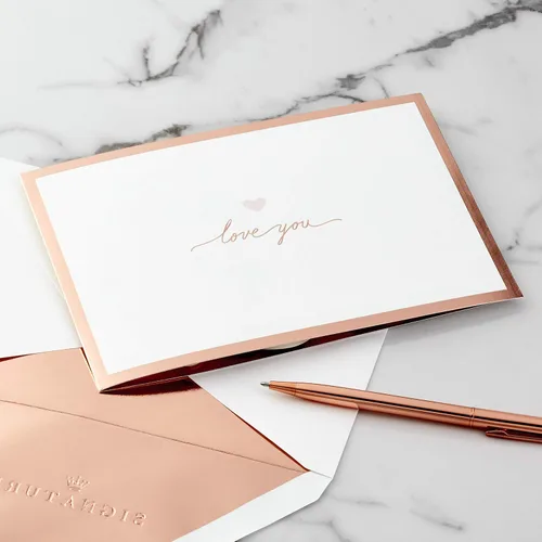 Miniatura 4 de Hallmark Signature Paper Wonder - Tarjeta de amor desplegable Love You Hearts