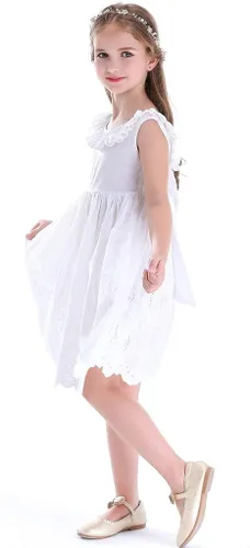 Miniatura 4 de Happy Rose vestido de fiesta floral vintage para niña