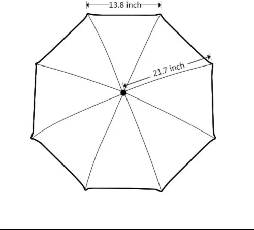 Miniatura 5 de Artsbaba Paraguas de lluvia plegable con protección UV, paraguas compacto de viaje