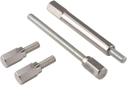 Kit de herrajes para cuenco flotante extendido para carburador S & S "E" - Cromo - Hace que la extracción fácil del cuenco del flotador (35-0029)