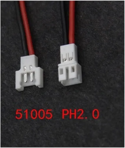 Miniatura 4 de Piezas de aviones de helicóptero RC para cargador IMAX B6 B6AC 1S Lipo PH2.0 51005 Cable de carga de alimentación Cable de 0.157 in Enchufe banana