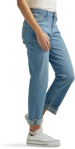 Miniatura 2 de Lee Jeans estilo boyfriend de talle medio para mujer