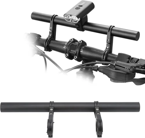 Miniatura 2 de Ejoyous Soporte de extensión, extensor de manillar doble de aleación de aluminio de 11.8 pulgadas para soportes de bicicleta, barras extensoras