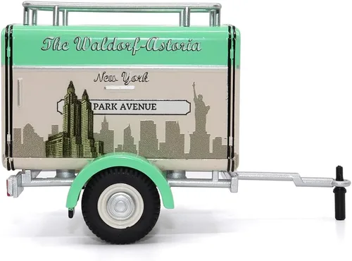 Miniatura 9 de Motor city classics Remolque Waldorf Astoria Escala 1:24 - Verde