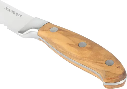 Miniatura 5 de Bloomhouse - Dos veces ganador de las Cosas Favoritas de Oprah - Cuchillo de pan de 8 pulgadas – Hoja serrada de acero inoxidable alemán con mango