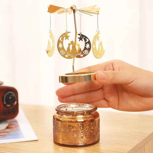 Miniatura 9 de Regalos de Navidad de gato para mujeres, regalos de cumpleaños para hija, hermana, madre o esposa, regalos únicos para amigas, velas aromáticas