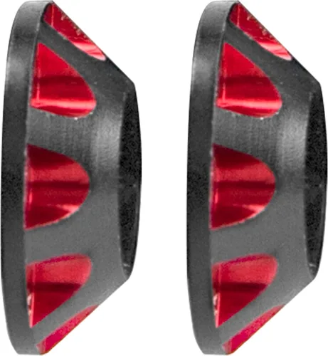 Miniatura 6 de 2 botones de ala HIRCQOO 1/10 RC RC Metal trasero botones de ala exterior OD 0.433 in compatibles con HPI HSP Redcat Traxxas Axial 1/10 RC Off Road