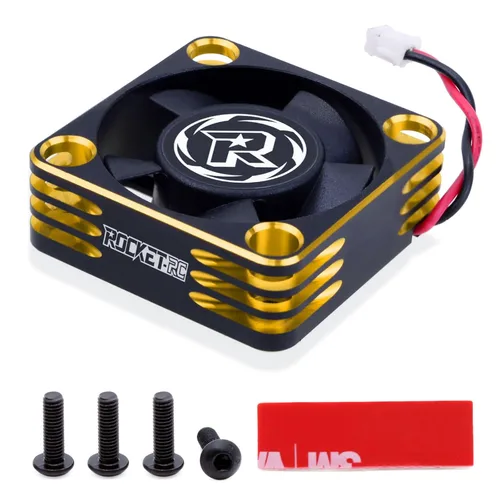 Surpass Hobby Ventilador de refrigeración RC de 30 mm Disipación de calor Ventilador RC 28000RPM Ventilador ESC para Buggy ESC de coche RC 1/10 1/8