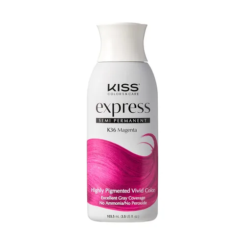 Miniatura 31 de Kiss Express - Kit completo de tinte semipermanente para el cabello, tinte vívido y altamente pigmentado para cabello vibrante, fórmula suave