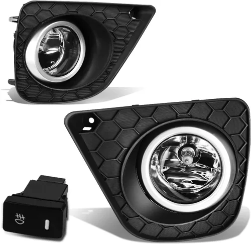 Miniatura 5 de Auto Dynasty Conjunto de luces antiniebla compatible con Honda Accord Coupé 2013 2014 2015 parachoques delantero faros antiniebla con interruptor