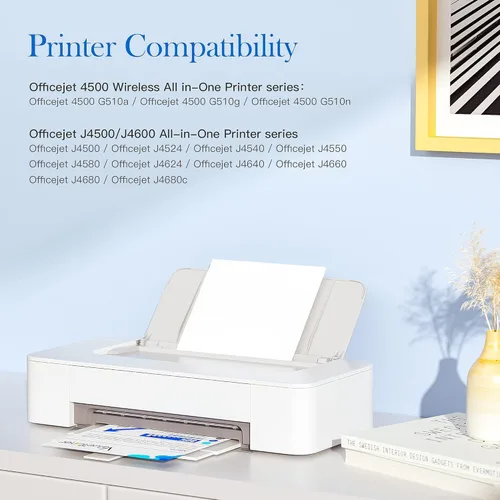 Miniatura 2 de Valuetoner Cartucho de tinta remanufacturado de repuesto para cartuchos de tinta HP 901 901XL compatible con impresora HP Officejet 4500 G510a J4524