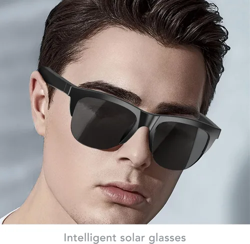 Miniatura 7 de Lentes de sol inteligentes, control táctil U V 400, gafas deportivas al aire libre, lentes de audio de dientes azules para hombres y mujeres